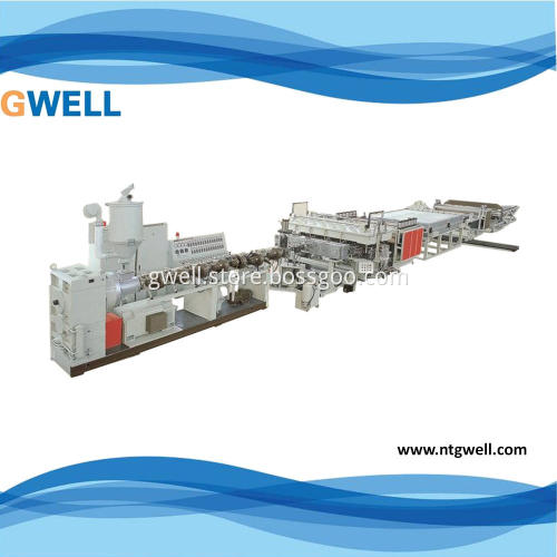 PC PP PE Hollow Lattice Board Production Line